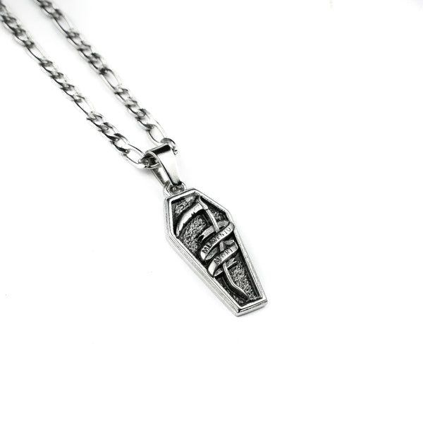 Jewelry-Fear Not Death Pendant & Chain - Savage Tacticians