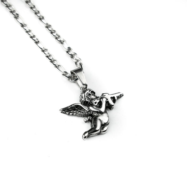 Jewelry-AR Cherub Pendant & Chain - Savage Tacticians