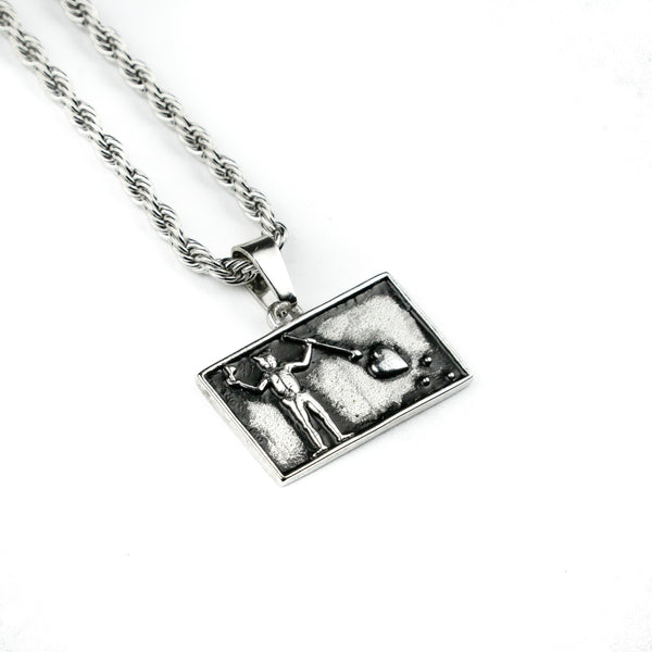 Jewelry-Hoist Pendant & Chain - Savage Tacticians