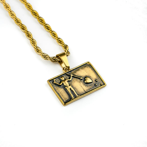Jewelry-Hoist Pendant & Chain - Savage Tacticians