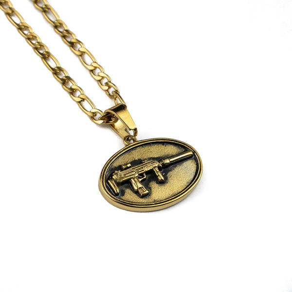 Jewelry-Move in Silence Pendant & Chain - Savage Tacticians