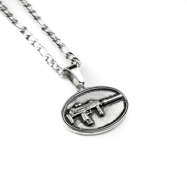 Jewelry-Move in Silence Pendant & Chain - Savage Tacticians