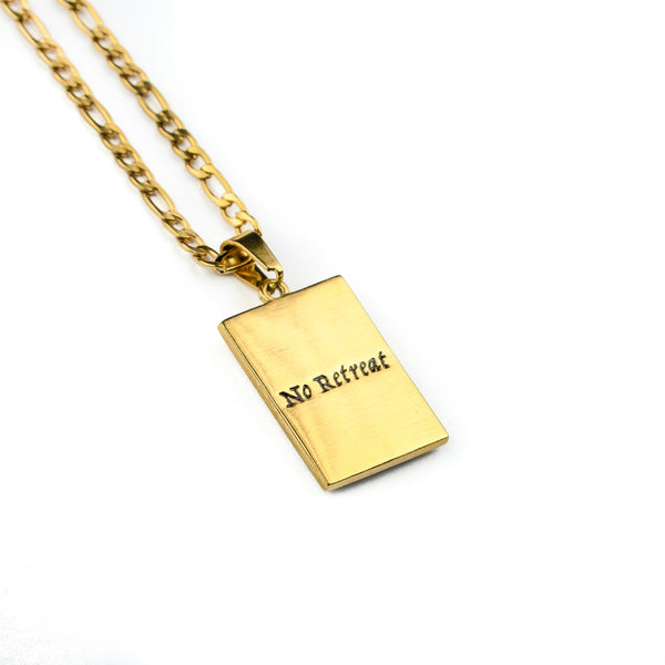 Jewelry-No Retreat Pendant & Chain - Savage Tacticians