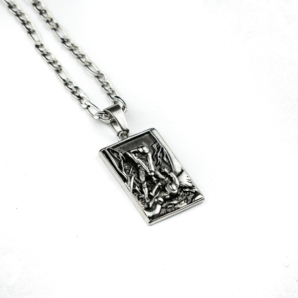 Jewelry-No Retreat Pendant & Chain - Savage Tacticians