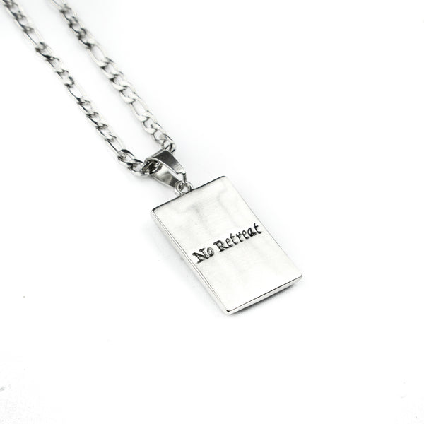 Jewelry-No Retreat Pendant & Chain - Savage Tacticians