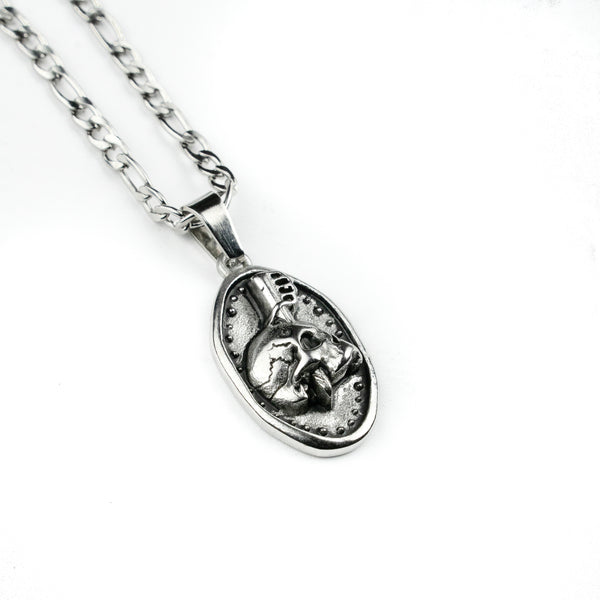 Jewelry-No Quarter Pendant & Chain - Savage Tacticians