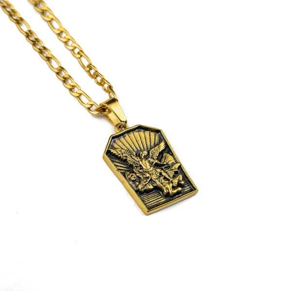 Jewelry-Saint Pendant & Chain - Savage Tacticians