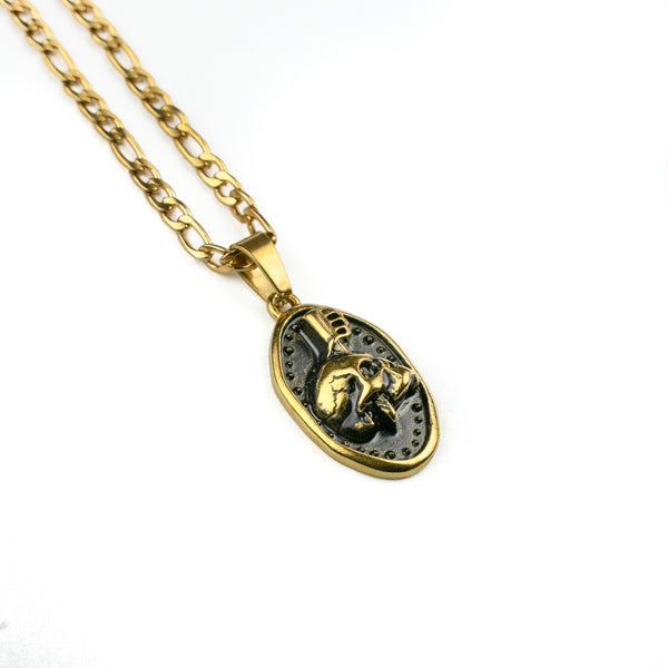 Jewelry-No Quarter Pendant & Chain - Savage Tacticians