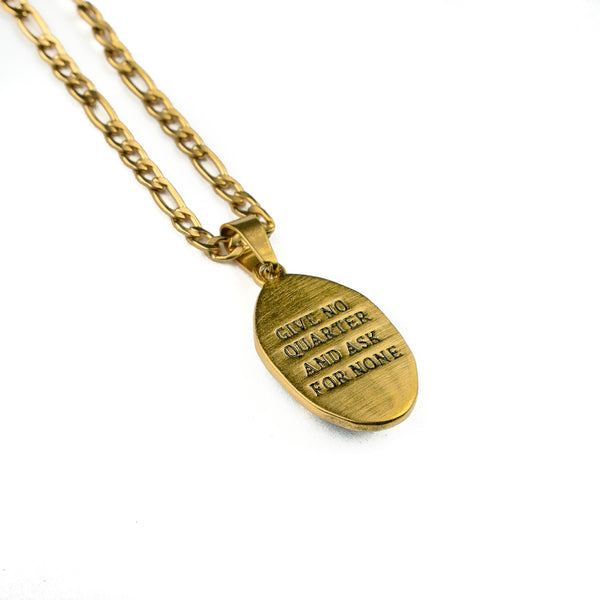 Jewelry-No Quarter Pendant & Chain - Savage Tacticians