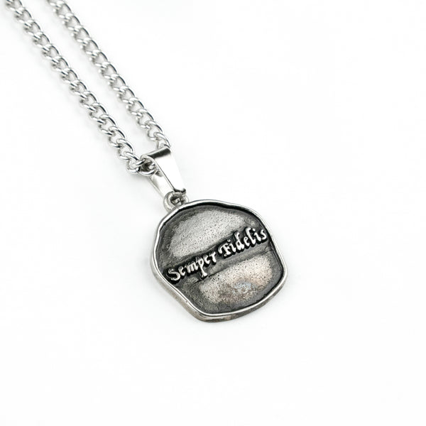 Jewelry-Semper Fidelis Pendant & Chain - Savage Tacticians