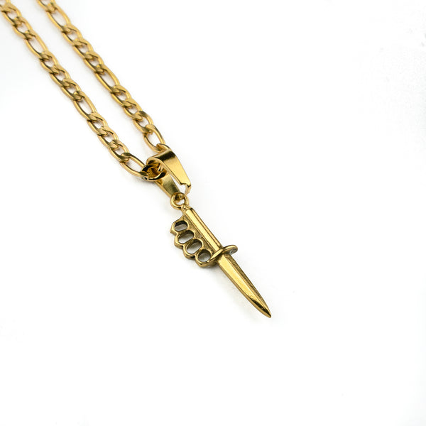 Jewelry-Trench Knife Pendant & Chain - Savage Tacticians