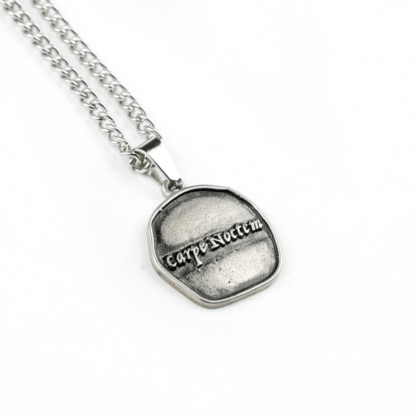 Jewelry-Carpe Noctem Pendant & Chain - Savage Tacticians