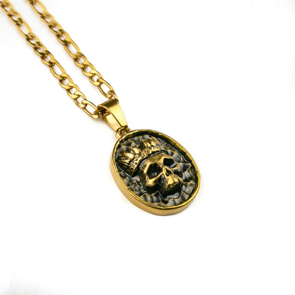 Jewelry-No Kings, No Master Pendant & Chain - Savage Tacticians