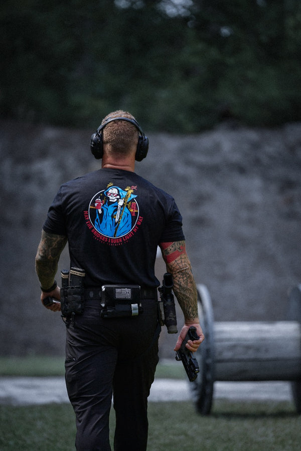 Graphic Tee-Zippo Man - Savage Tacticians