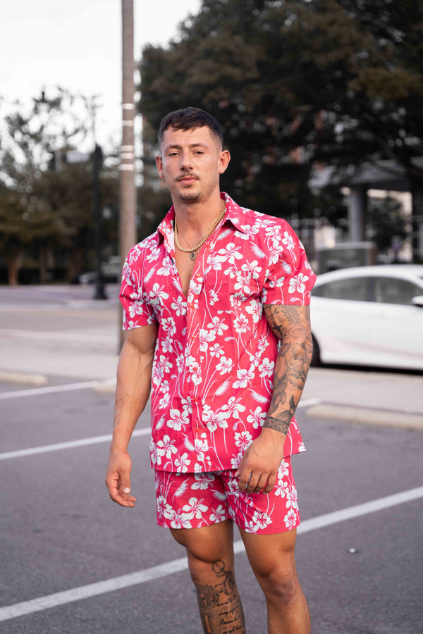 Button-Ups-MK2 Floral Button-up - Savage Tacticians