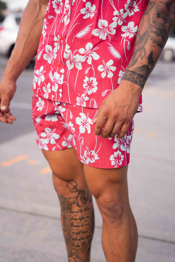 Swim Shorts-Swim Trunks - MK2 Floral - Savage Tacticians