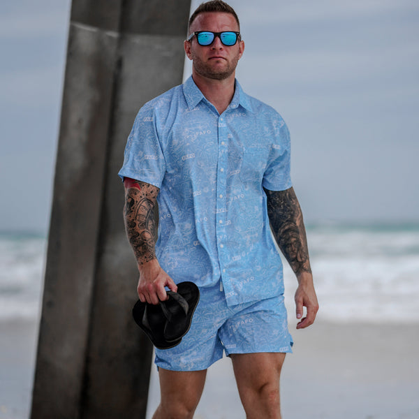 Swim Shorts-Swim Trunks - Slaycation - Savage Tacticians