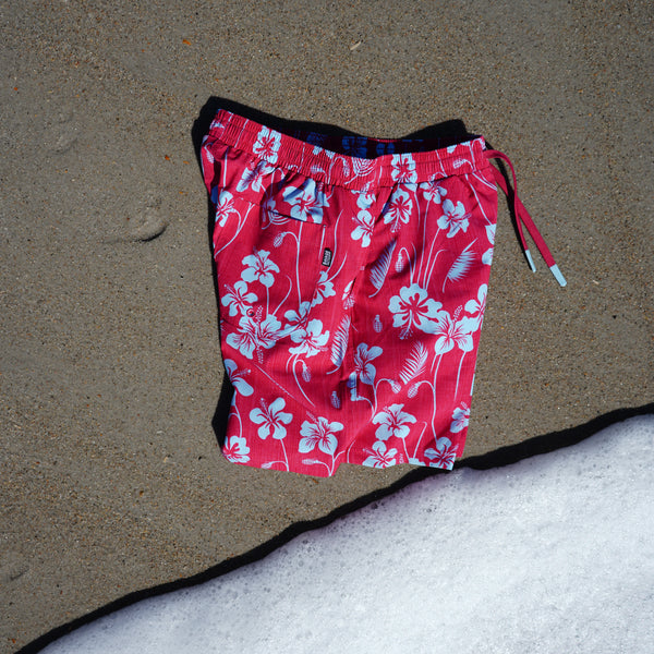 Swim Shorts-Swim Trunks - MK2 Floral - Savage Tacticians