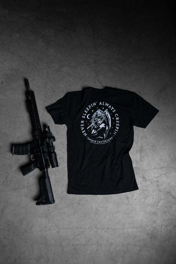 Graphic Tee-Creepin' - Savage Tacticians