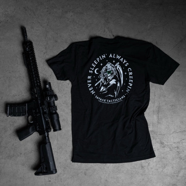 Graphic Tee-Creepin' - Savage Tacticians