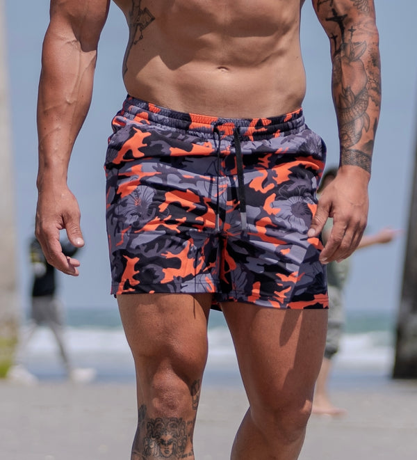 Swim Shorts-Swim Trunks - M81 Blaze - Savage Tacticians