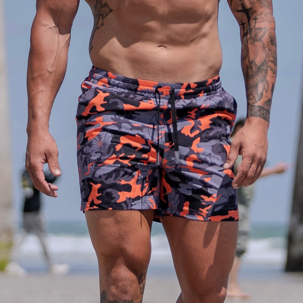 Swim Shorts-Swim Trunks - M81 Blaze - Savage Tacticians