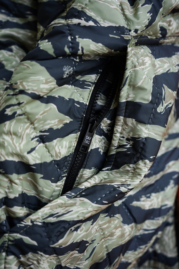 Outerwear Mens-Tiger Stripe Camo Reversible Woobie Hoodie - Savage Tacticians