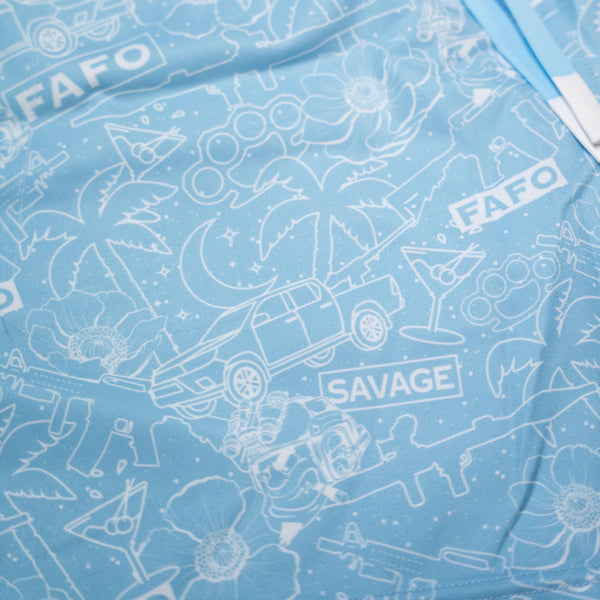 Swim Shorts-Swim Trunks - Slaycation - Savage Tacticians