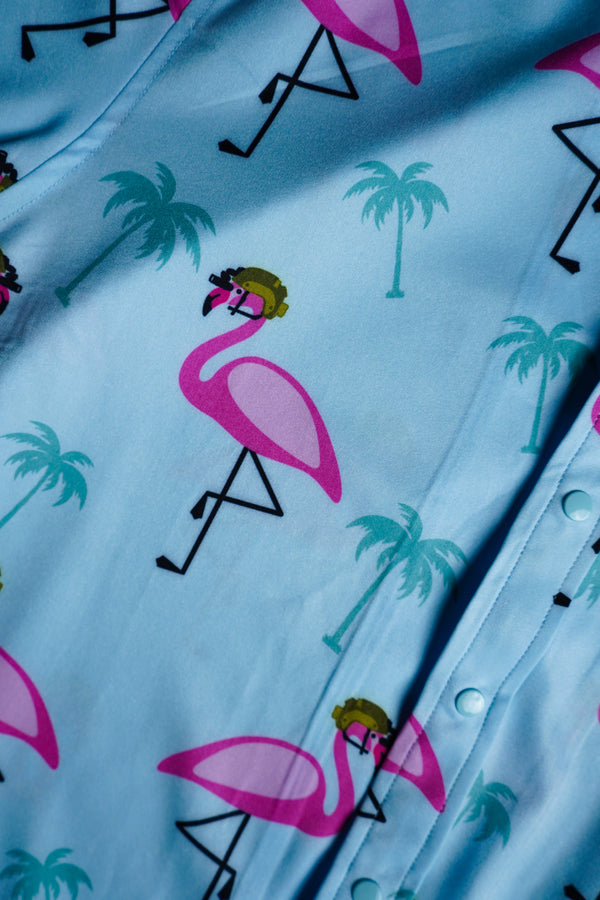 Button-Ups-Flamingo Team Six Button-up - Savage Tacticians