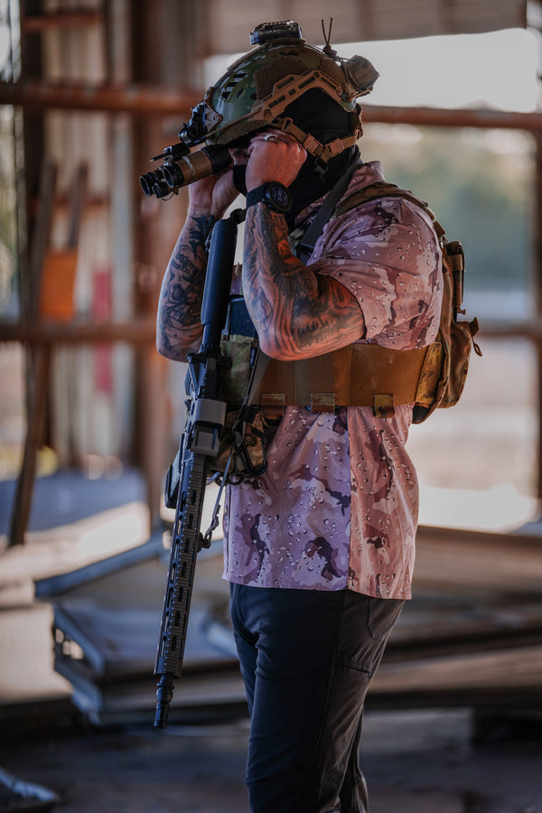 Button-Ups-Chocolate Chip Button-up - Savage Tacticians