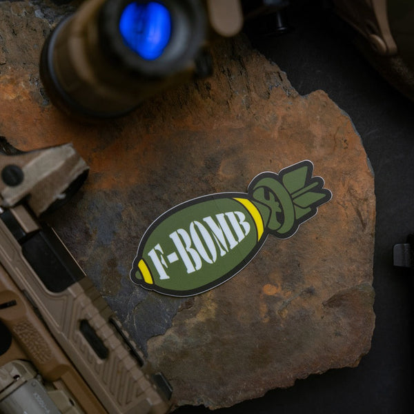 F Bomb Sticker