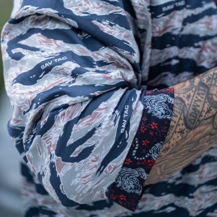 Limited-Tiger Stripe Kimono Robe - Savage Tacticians