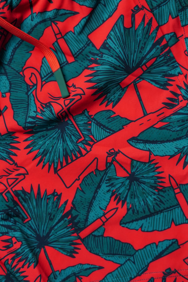 Swim Shorts-Swim Trunks - AK Tropical - Savage Tacticians