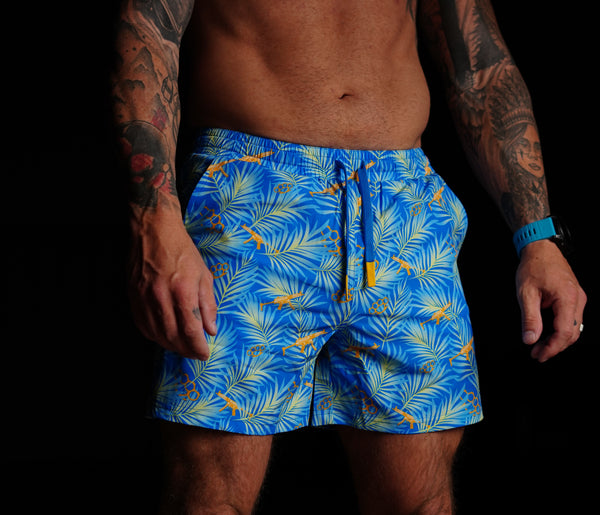 Swim Shorts-Swim Trunks - Gangsters Paradise - Savage Tacticians
