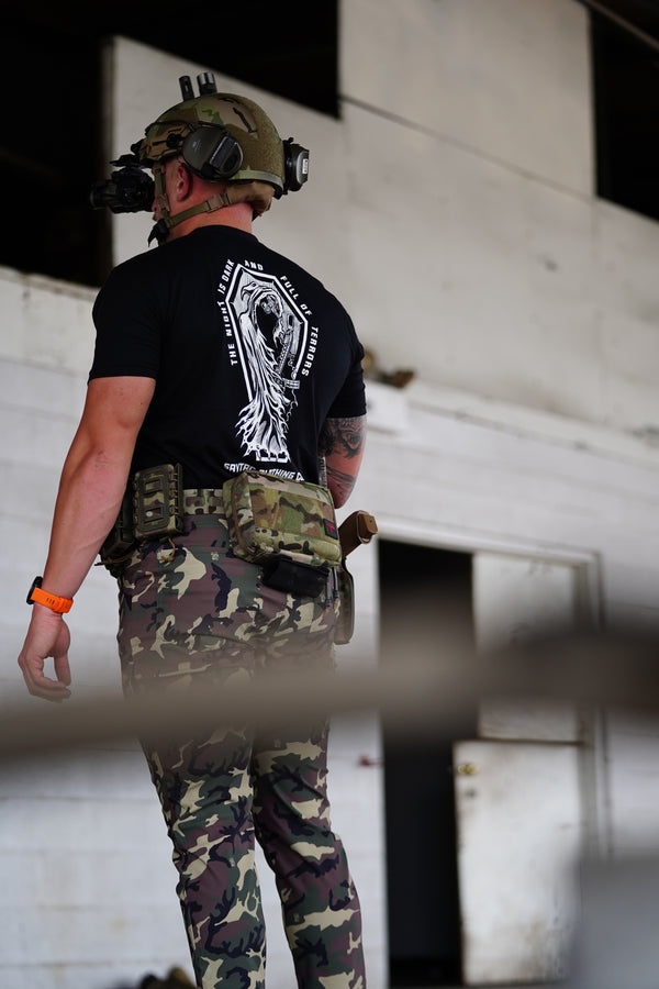 Graphic Tee-The Night Is Dark - Savage Tacticians