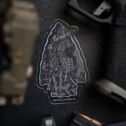 Stickers-Dogs of War Sticker - Savage Tacticians