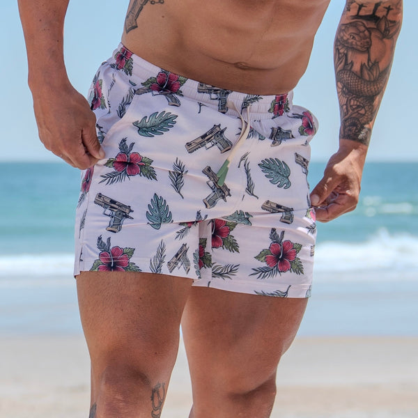 Swim Shorts-Swim Trunks - OAD Tropical - Savage Tacticians
