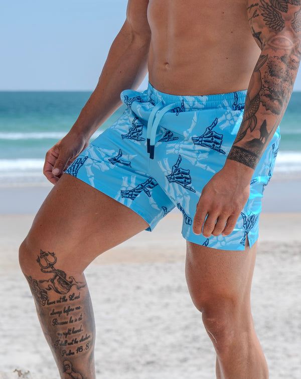 Swim Shorts-Swim Trunks - Send It - Savage Tacticians