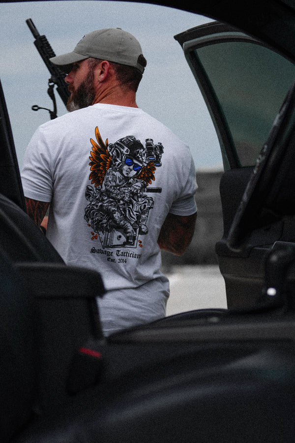 Graphic Tee-Guardian Angel - Savage Tacticians