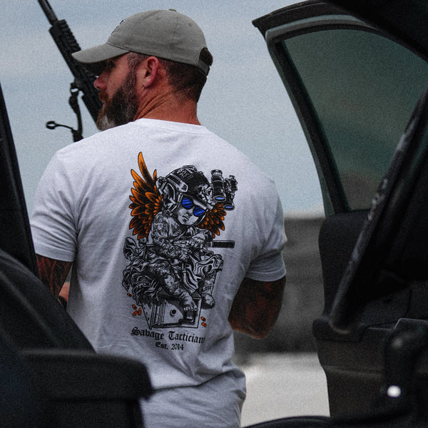 Graphic Tee-Guardian Angel - Savage Tacticians