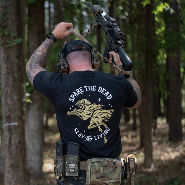 Graphic Tee-Spare the Dead - Savage Tacticians