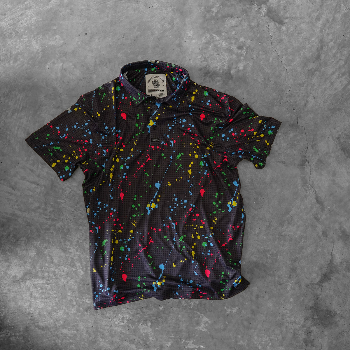 Performance Polo - DNC Splatter – Savage Tacticians