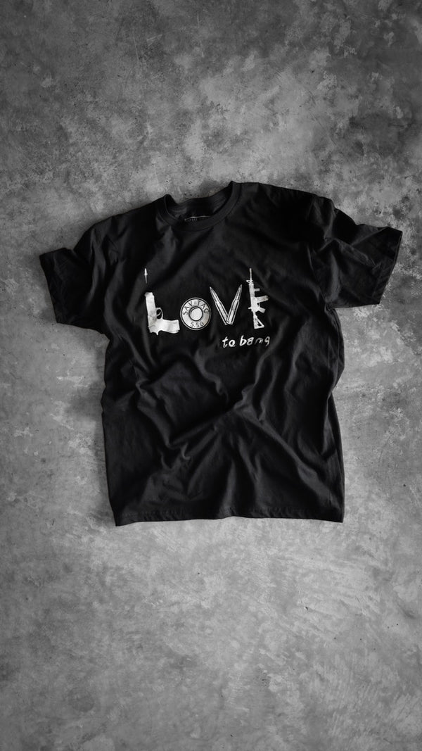Graphic Tee-Love to Bang - Savage Tacticians