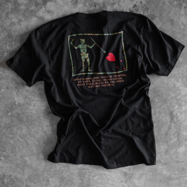 Graphic Tee-Hoist The Black Flag - Savage Tacticians