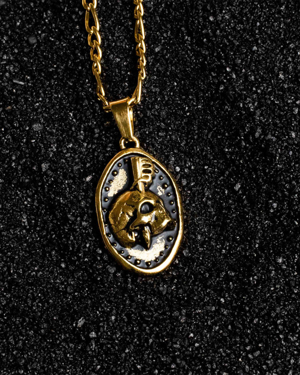 Jewelry-No Quarter Pendant & Chain - Savage Tacticians