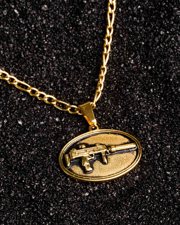 Jewelry-Move in Silence Pendant & Chain - Savage Tacticians