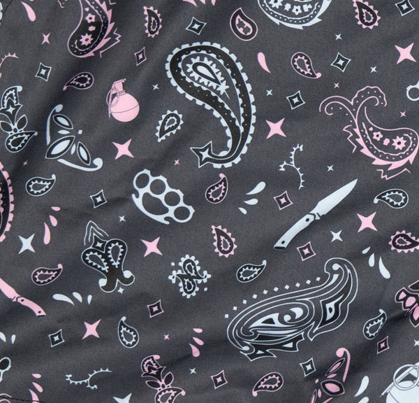 Swim Shorts-Swim Trunks - Paisley - Savage Tacticians