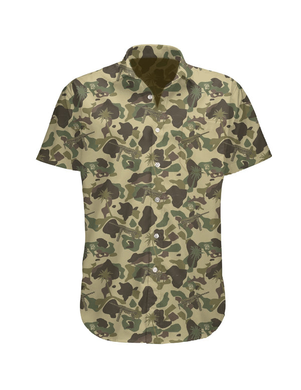 Button-Ups-Tropical Frog Button-up - Savage Tacticians