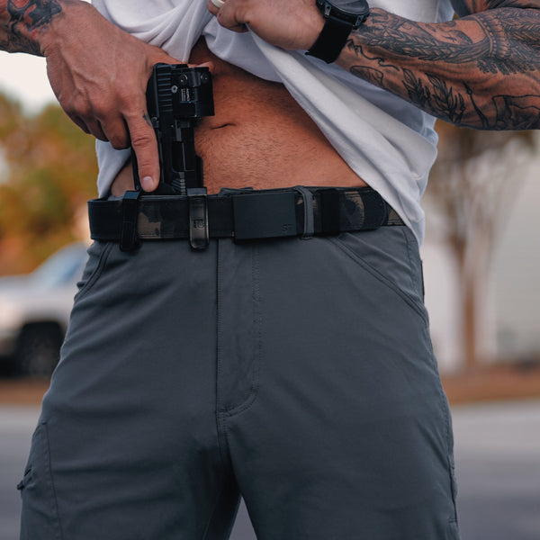 Belts-EDC Ratchet Belt - STMC Black - Savage Tacticians