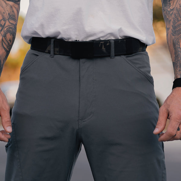 Belts-EDC Ratchet Belt - STMC Black - Savage Tacticians